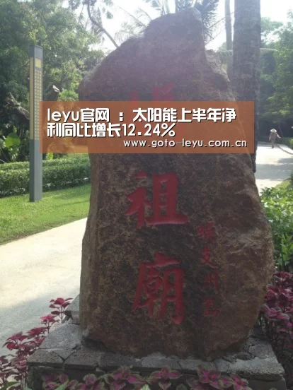 leyu官网 :太阳能上半年净利同比增长12.24%(图1) 乐鱼官方首页